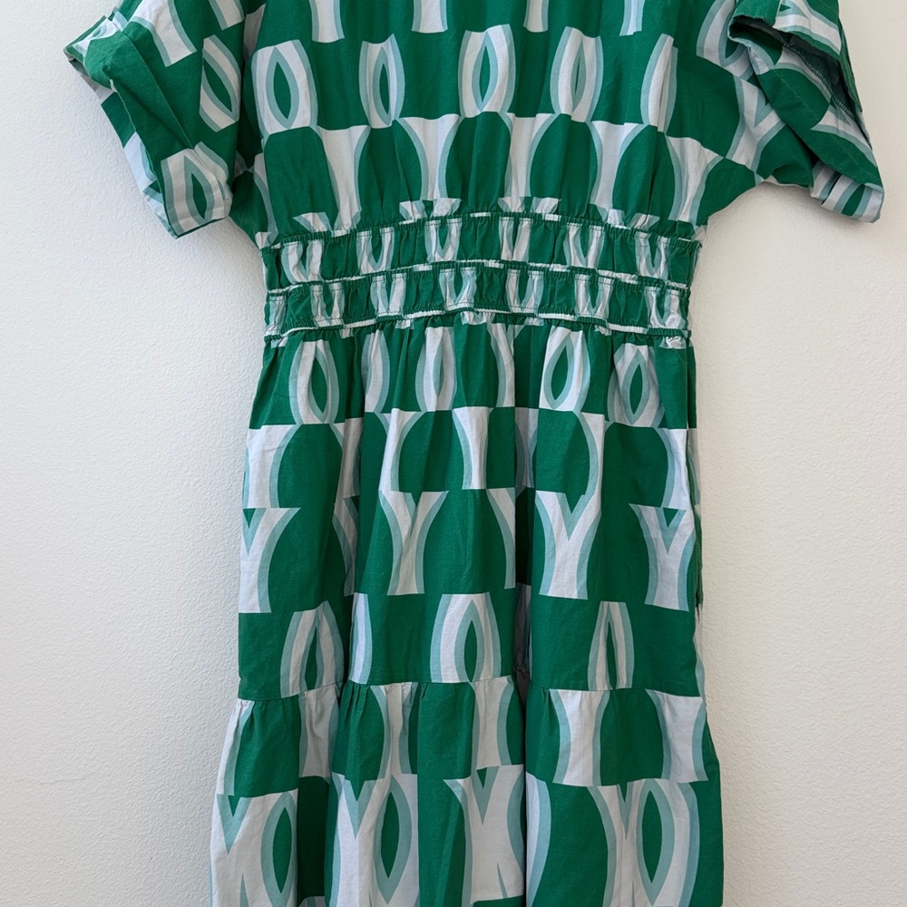 Anthropologie The Somerset Maxi Dress: Shirt Dress Edition in Green size M - Picture 13 of 14